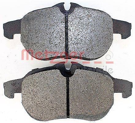 Jeu de 4 plaquettes de frein METZGER ref. 1170100